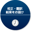 校正・翻訳結果をお届け